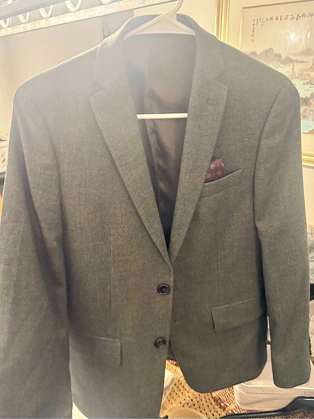 Brooks Brothers Men's Gray Sport Coat Size 14R Like New